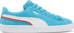 PUMA: Голубые кроссовки  Suede