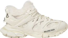 Balenciaga: Бежевые кроссовки  Track