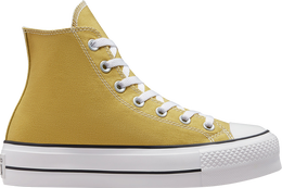 Converse: Золотые кроссовки  Chuck Taylor All Star Lift