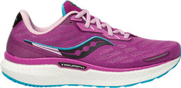 Saucony: Фиолетовые кроссовки  Triumph 19