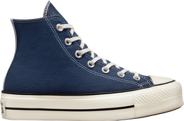 Converse: Синие кроссовки  Chuck Taylor All Star Lift