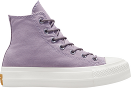 Converse: Фиолетовые кроссовки  Chuck Taylor All Star Lift