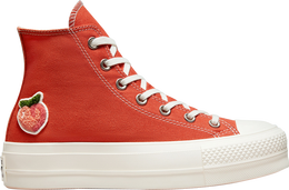 Converse: Красные кроссовки  Chuck Taylor All Star Lift