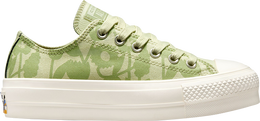 Converse: Зелёные кроссовки  Chuck Taylor All Star Lift