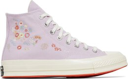 Converse: Фиолетовые кроссовки  Chuck 70