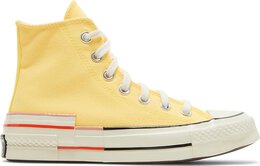 Converse: Жёлтые кроссовки  Chuck 70