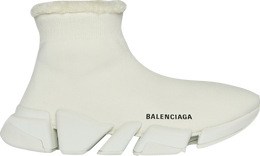 Balenciaga: Бежевые кроссовки  Speed.2