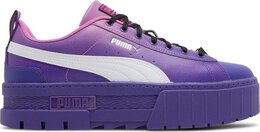 PUMA: Фиолетовые кроссовки  Mayze