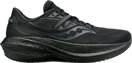Saucony: Чёрные кроссовки 