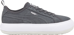 PUMA: Серые кроссовки  Suede Mayu