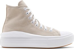 Converse: Бежевые кроссовки  Chuck Taylor All Star Move