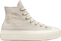 Converse: Золотые кроссовки  Chuck Taylor All Star Lift