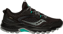 Saucony: Чёрные кроссовки 