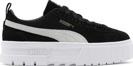 PUMA: Чёрные кроссовки  Mayze