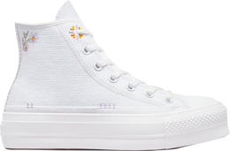 Converse: Белые кроссовки  Chuck Taylor All Star Lift