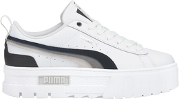 PUMA: Белые кроссовки  Mayze