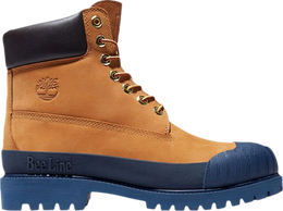 Timberland: Синие ботинки 