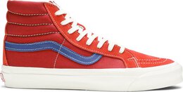 Vans: Красные кеды  SK8-Hi LX