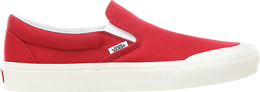 Vans: Красные кеды  Classic Slip On