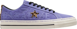 Converse: Фиолетовые кеды  One Star Pro