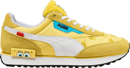 PUMA: Жёлтые кроссовки  Future Rider