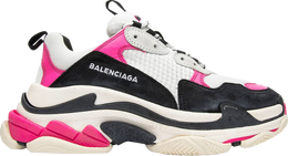 Balenciaga: Розовые кроссовки  Triple S