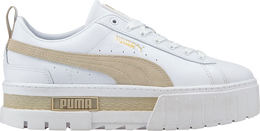 PUMA: Белые кроссовки  Mayze