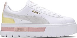 PUMA: Белые кроссовки  Mayze