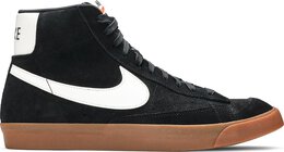 Nike: Чёрные кроссовки  Blazer Mid 77