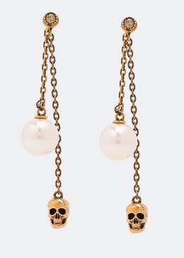 Alexander McQueen: Серьги  Skull