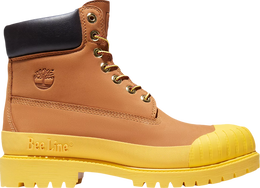 Timberland: Жёлтые ботинки 