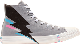 Converse: Серые кроссовки  Chuck Taylor All Star Hi