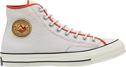 Converse: Серые кроссовки  Chuck 70