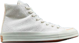 Converse: Бежевые кроссовки  Chuck 70 Hi