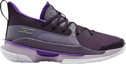 Under Armour: Фиолетовые кроссовки  Curry 7