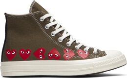 Converse: Коричневые кроссовки  Chuck 70 Hi