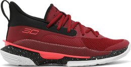 Under Armour: Красные кроссовки  Curry 7