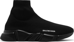 Balenciaga: Чёрные кроссовки  Speed