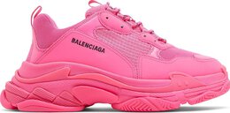 Balenciaga: Розовые кроссовки  Triple S