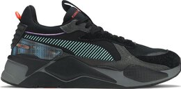 PUMA: Чёрные кроссовки  RS-X