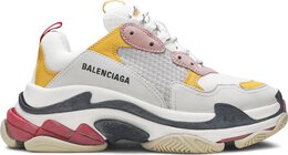 Balenciaga: Белые кроссовки  Triple S