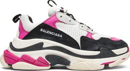 Balenciaga: Розовые кроссовки  Triple S