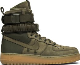 Nike: Зелёные кроссовки  SF Air Force 1