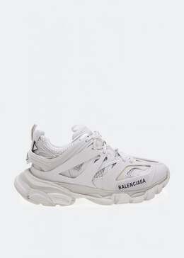 Balenciaga: Белые кроссовки  Track