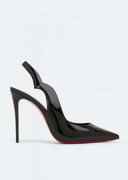 Christian Louboutin: Чёрные туфли  Hot Chick 100