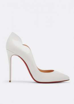 Christian Louboutin: Белые туфли  Hot Chick 100