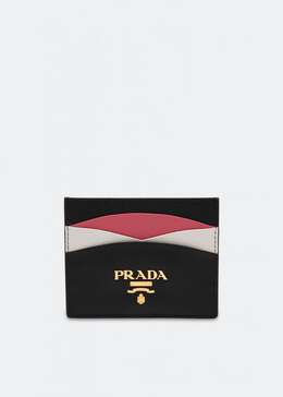 Prada: Розовый картхолдер 