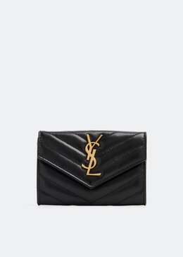 Saint Laurent: Чёрный кошелёк  Envelope