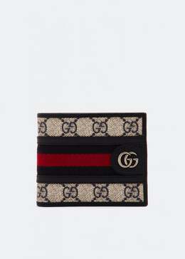 Gucci: Синий кошелёк  Ophidia GG