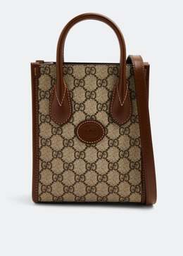 Gucci: Бежевая сумка  Interlocking G